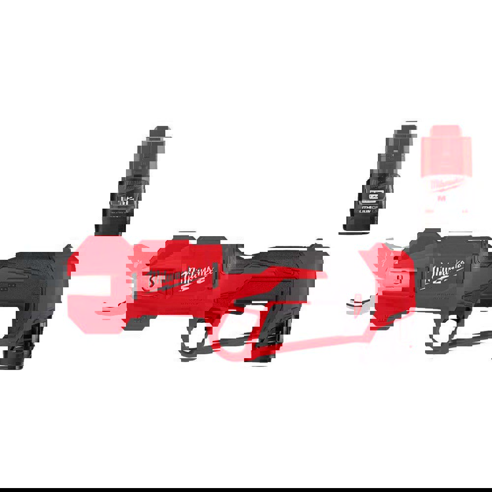 Handheld Power Shears; Handle Type: Inline ; Cutting Capacity: 1.25in ; Voltage: 12.00 ; Minimum Cut Radius: 1.25in ; For Cutting: Branches ; Cutting Pattern: Straight